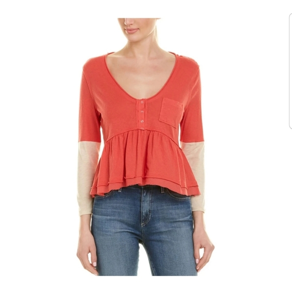 FREE PEOPLE Mixed Heart of Mine Top - Picture 3 of 8